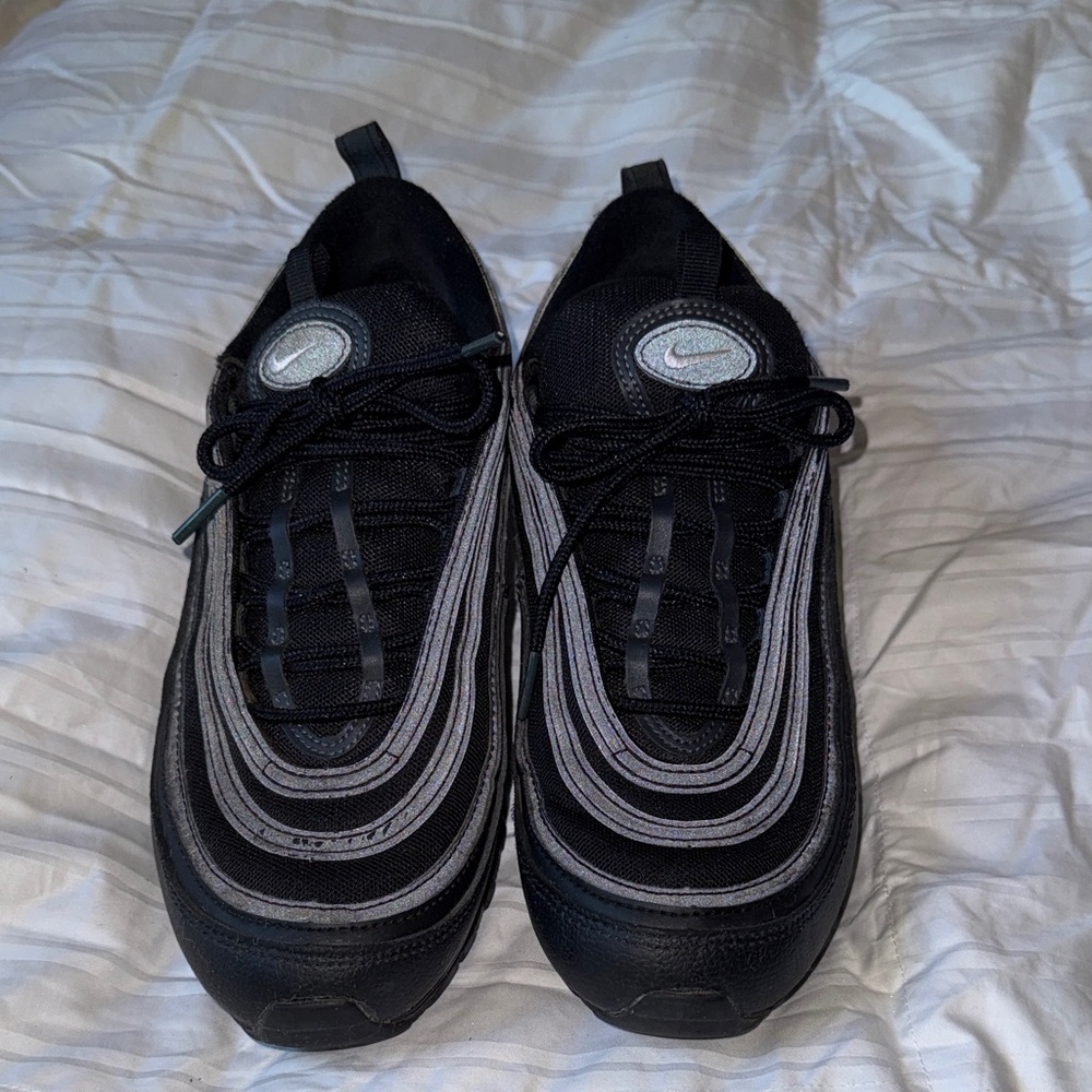 Nike Black and Gray Men's Sneakers 9.5